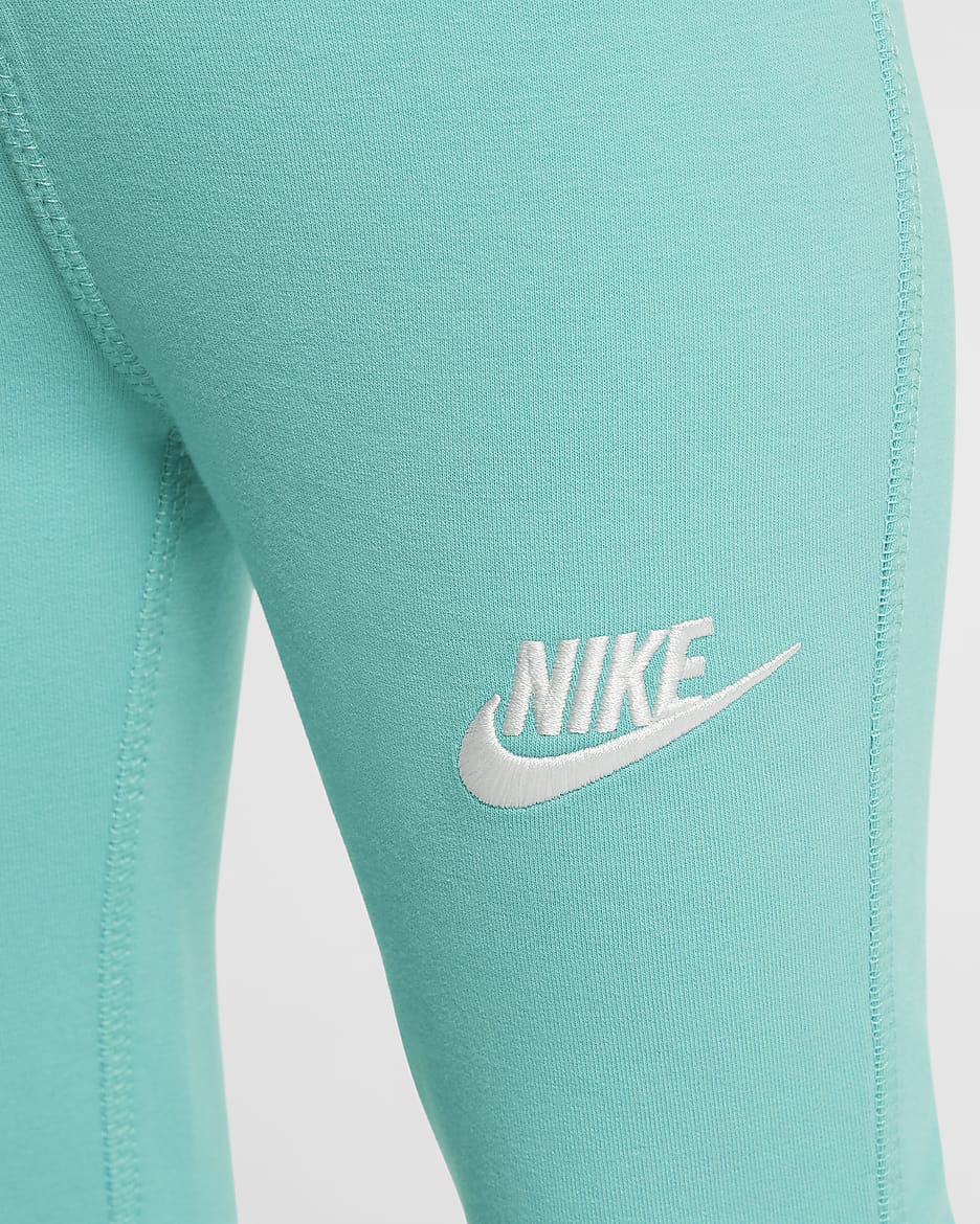 Leggings con resplandor infantil Nike Dri-FIT - Escarcha verde