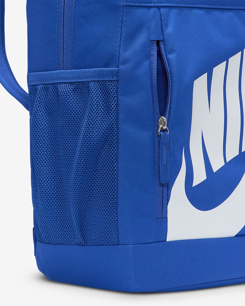 Mochila para niños Nike Elemental (20 L) - Royal juego/Royal juego/Blanco