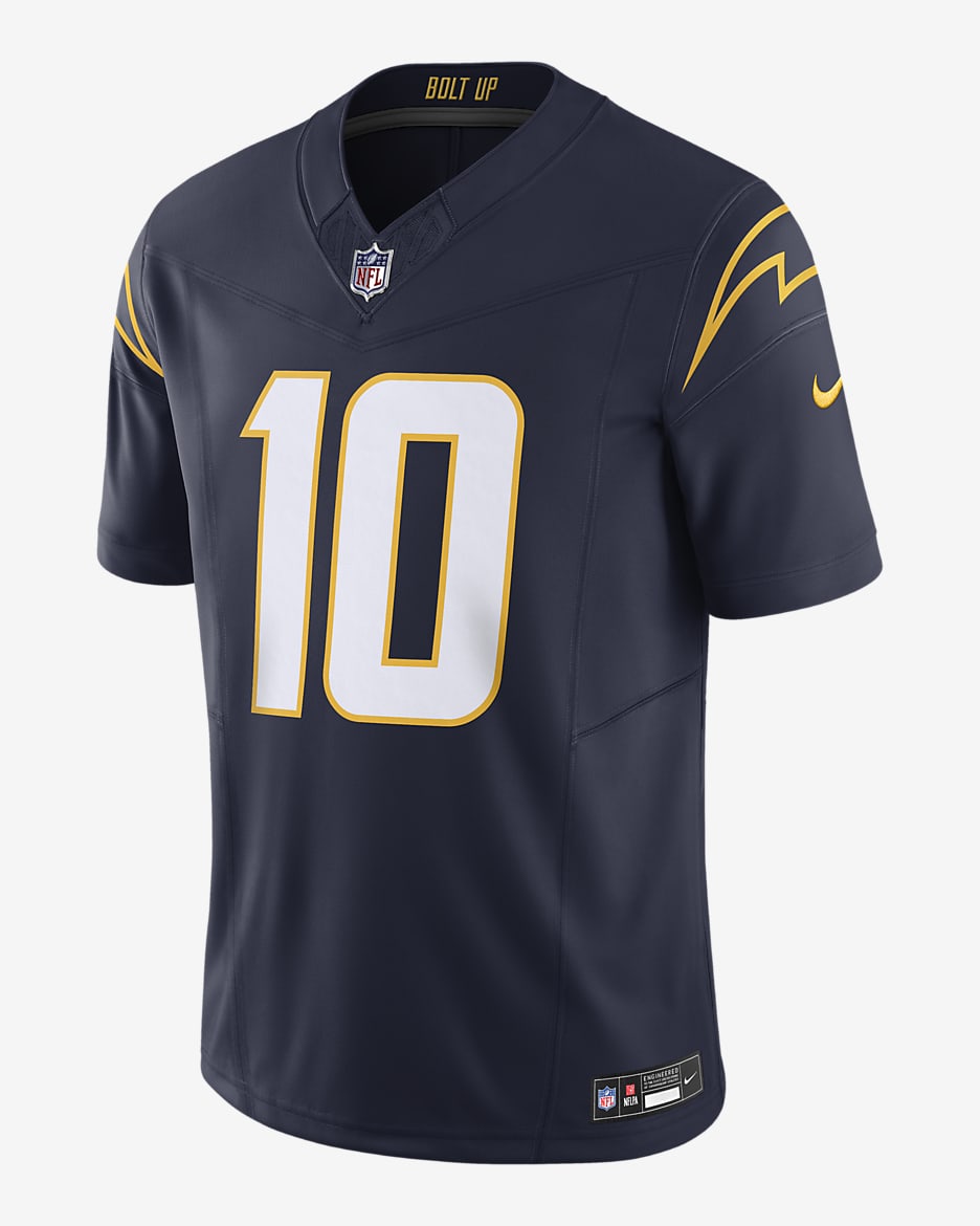 Justin Herbert Los Angeles Chargers Men's Nike Dri-FIT NFL Limited Football Jersey - Navy