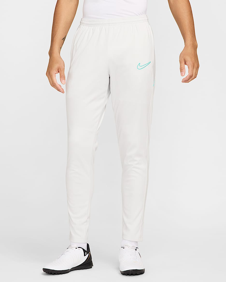 Nike Academy Dri-FIT voetbalbroek voor heren - Photon Dust/Light Smoke Grey/Photon Dust/Dynamic Turquoise