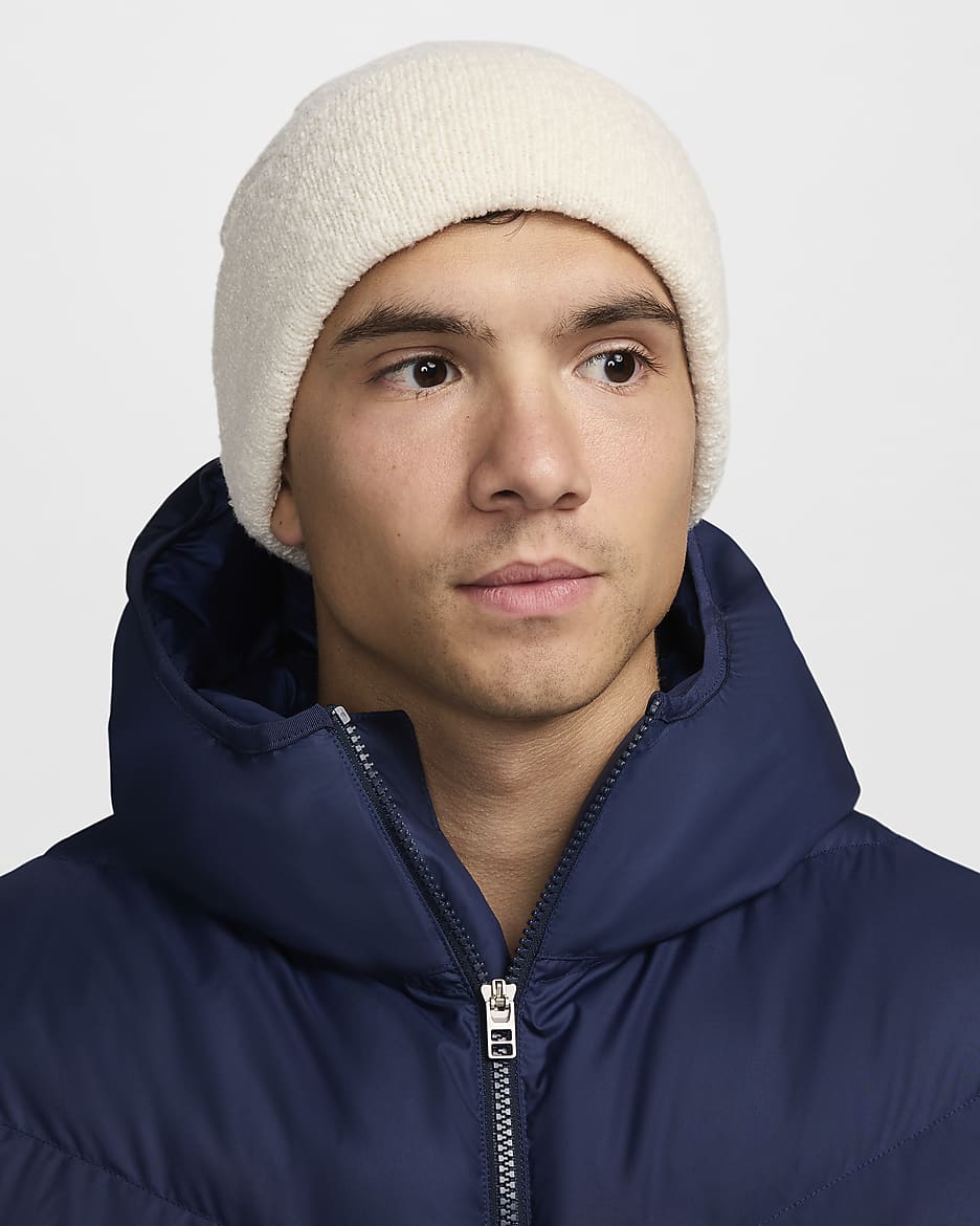 Nike Peak Beanie - Pale Ivory/White/Pale Ivory