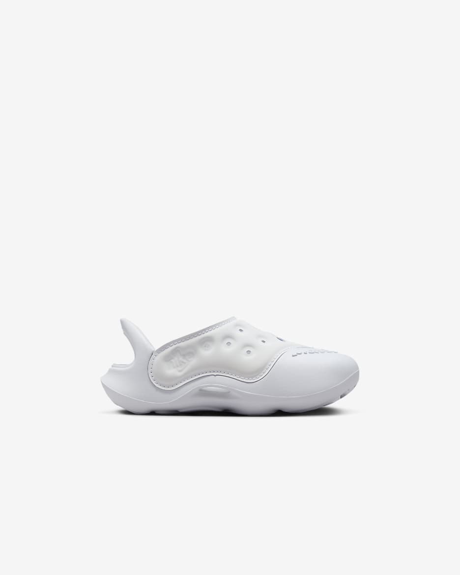 Nike Aqua Swoosh Sandàlies - Nadó i infant - Blanc/Pure Platinum/Volt