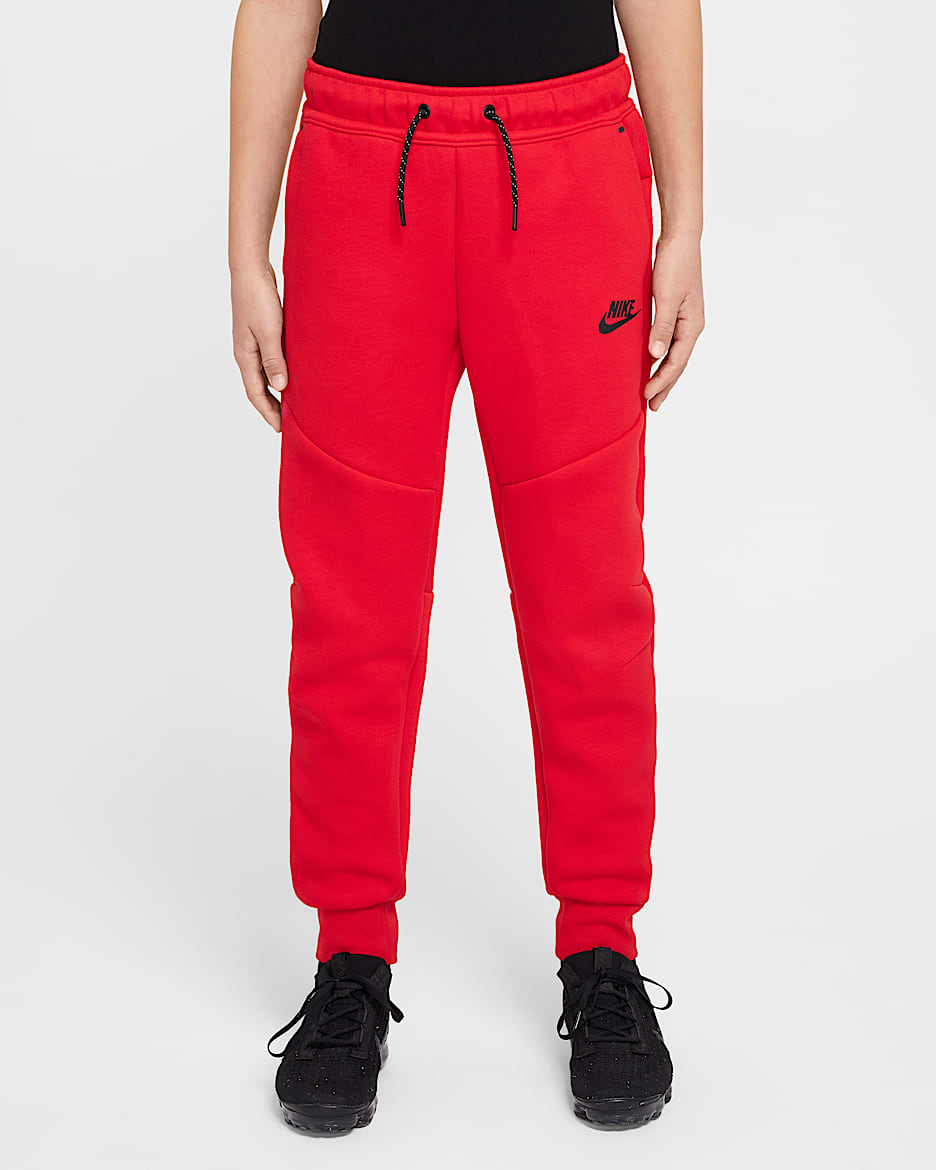 Nike Sportswear Tech Fleece Older Kids' Joggers - University Red/Black/Black