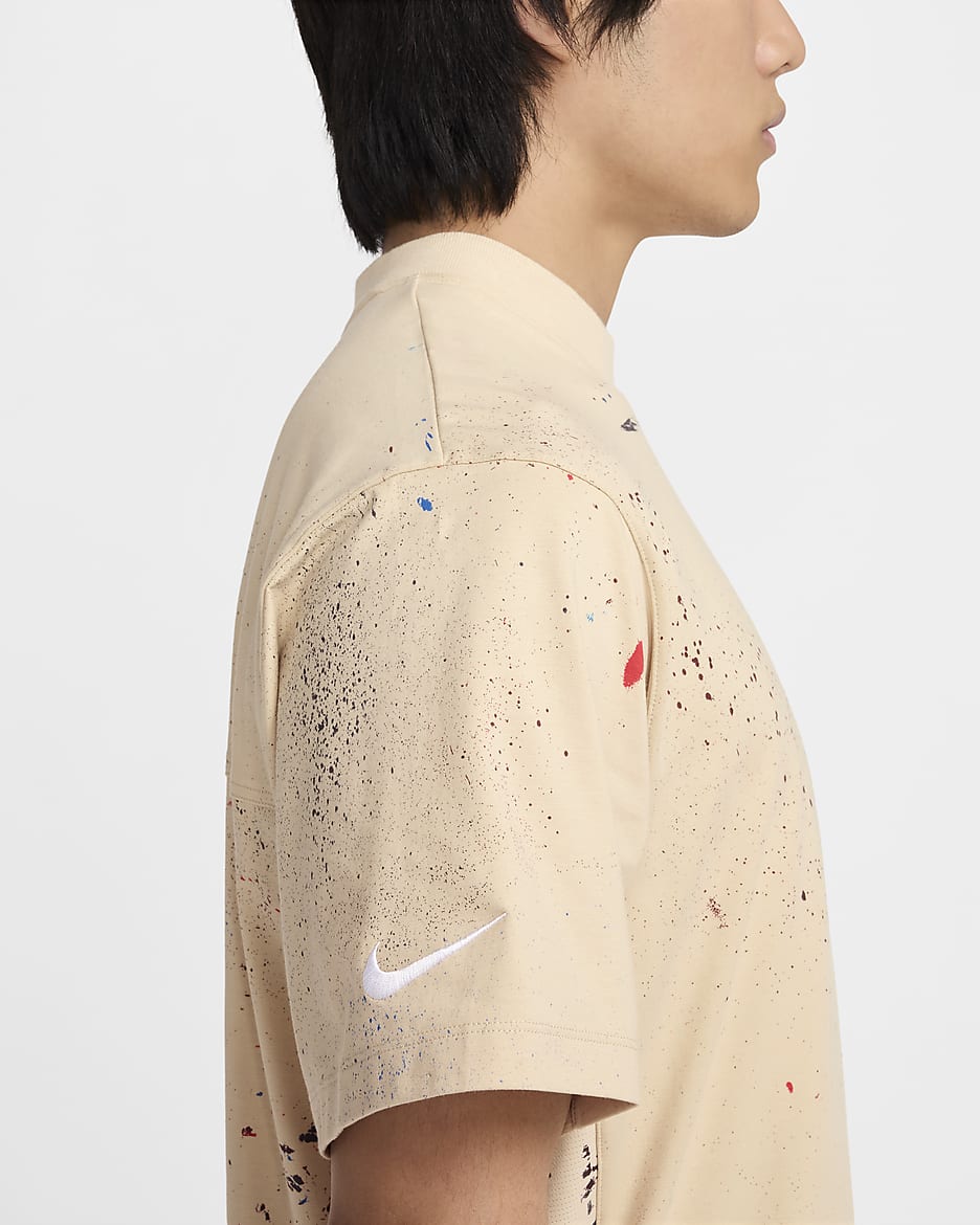 Korea Men's Nike Dri-FIT ADV Breaking Short-Sleeve Top - Sand Drift/White