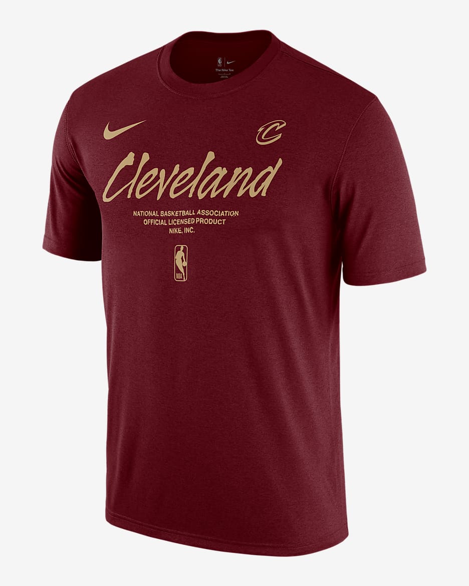Playera Nike de la NBA para hombre Cleveland Cavaliers Essential - Rojo team