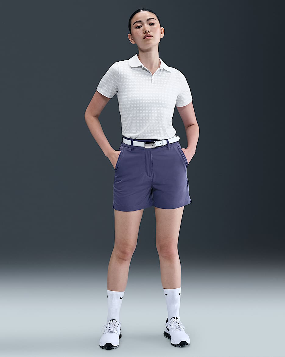 Dámské golfové kraťasy Nike Victory Dri-FIT - Sanded Purple/Bílá