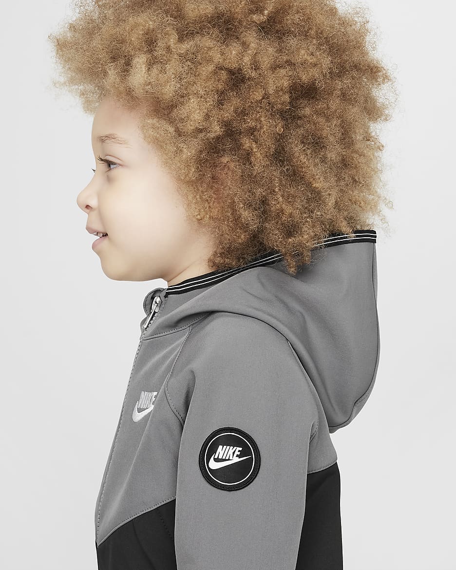 Chamarra ligera Futura infantil Nike - Gris humo