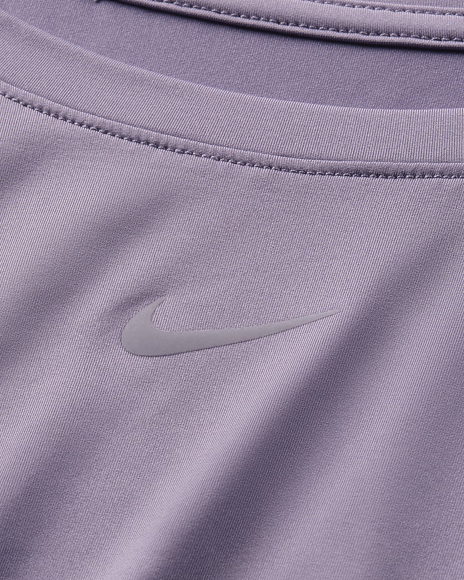 Nike One Classic Dri-FIT kortermet overdel til dame - Daybreak/Svart