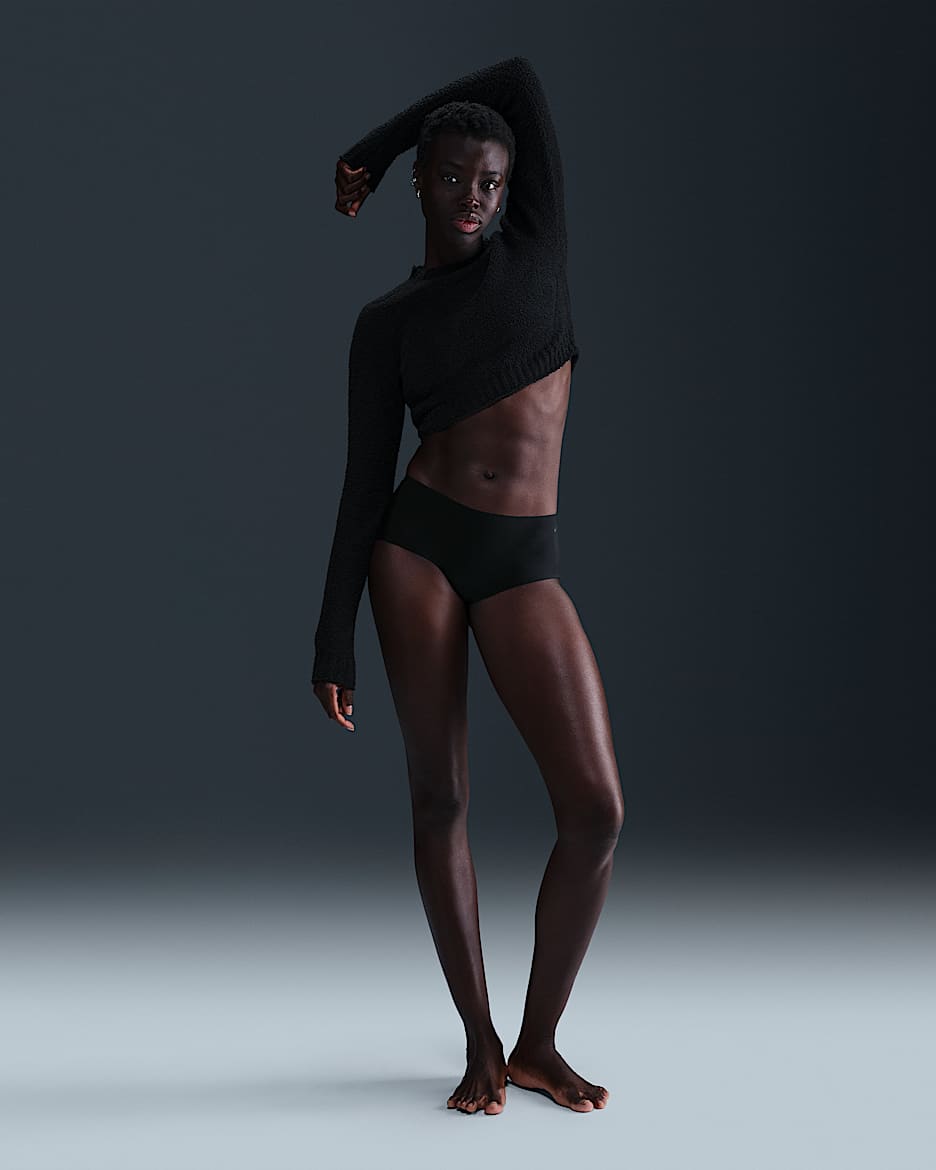 Boyshorts underwear Nike Leak Protection: Period – Donna - Nero/Cool Grey
