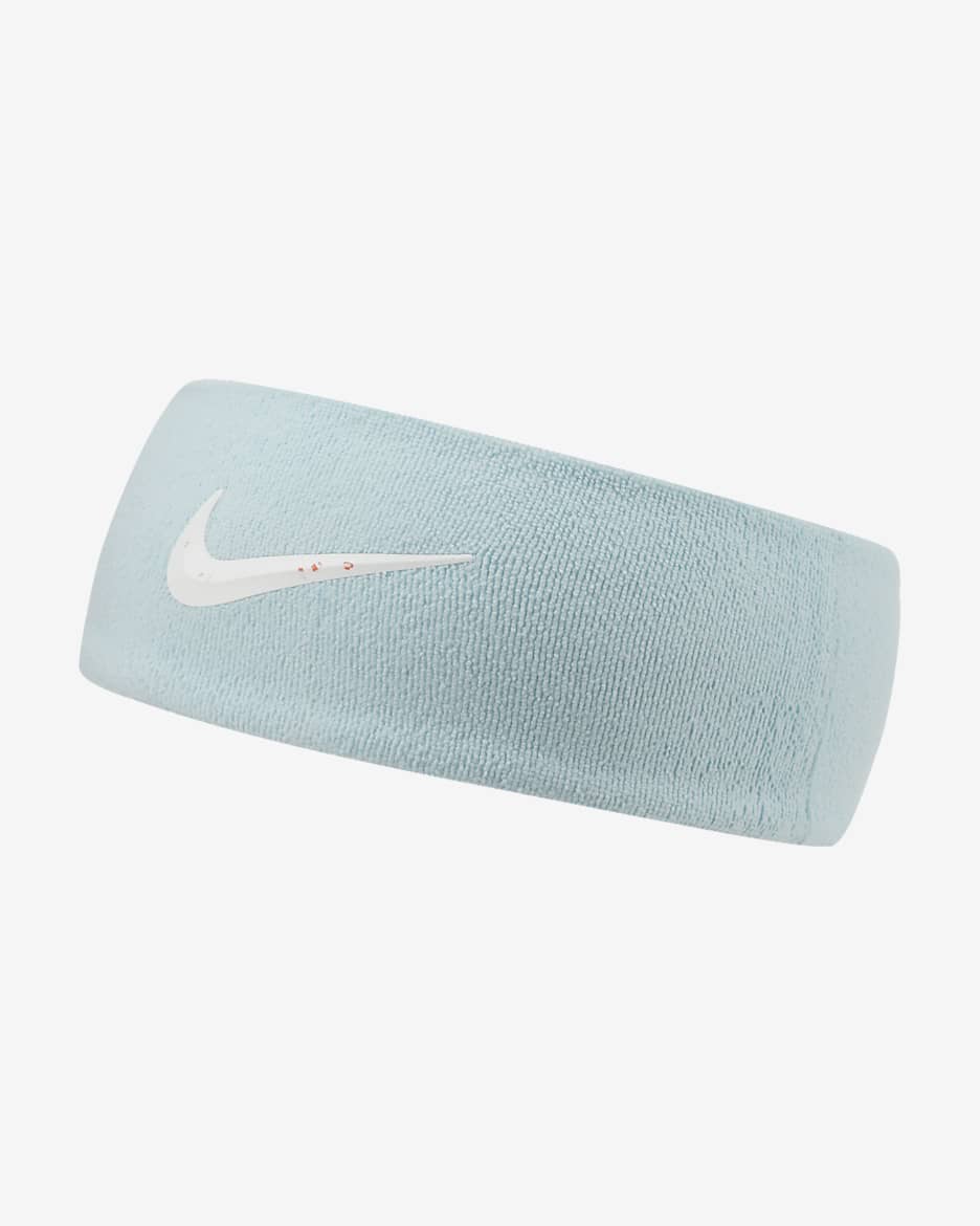 Nike-pandebånd - Glacier Blue/hvid