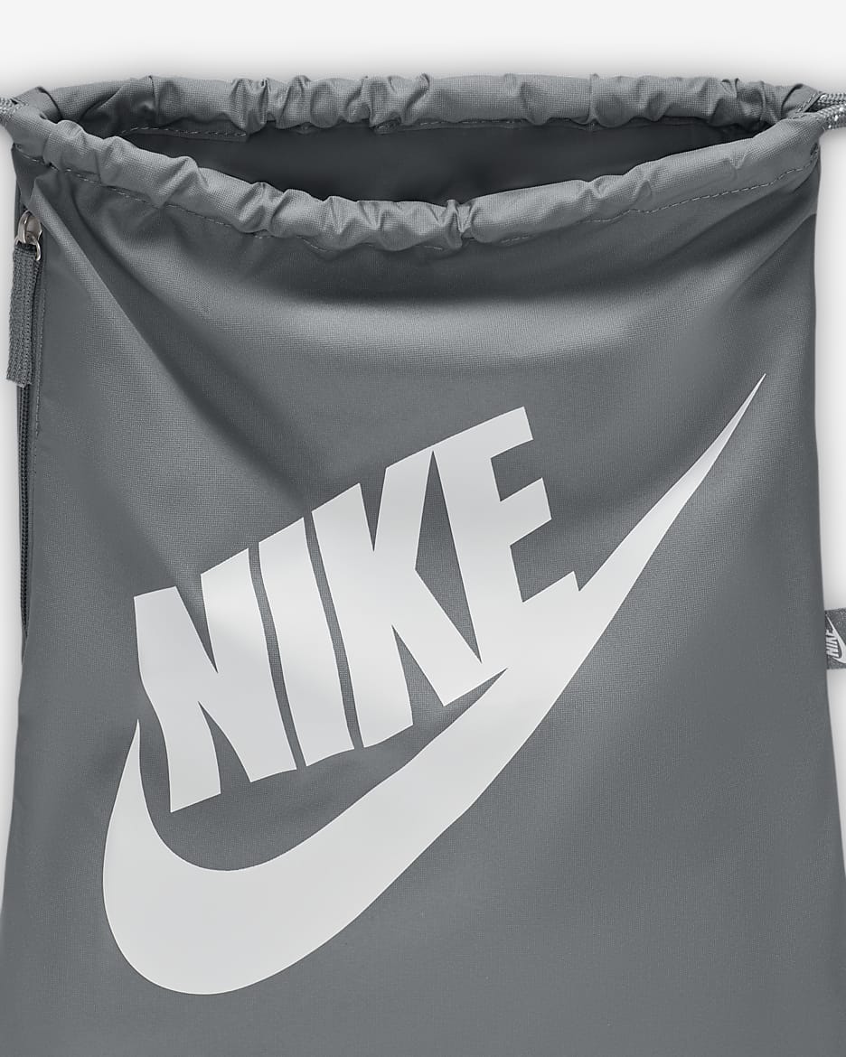 Nike Heritage Drawstring Bag (13L) - Smoke Grey/Smoke Grey/Summit White