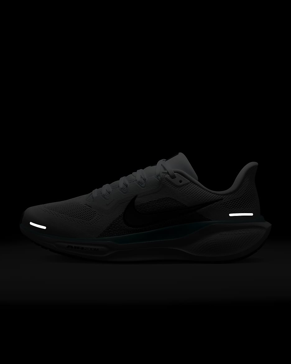 Nike Pegasus 41 Men's Road Running Shoes - White/Dusty Cactus/Glacier Blue/Black