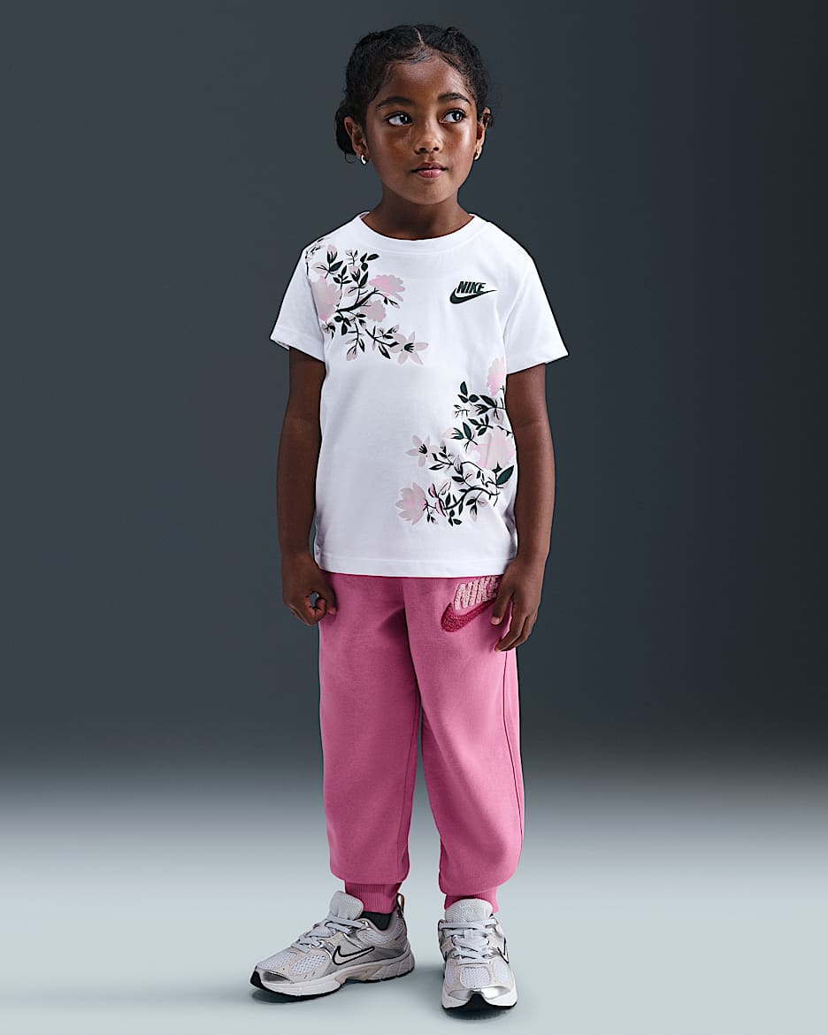 Nike Club Little Kids' Chenille Joggers - Magic Flamingo