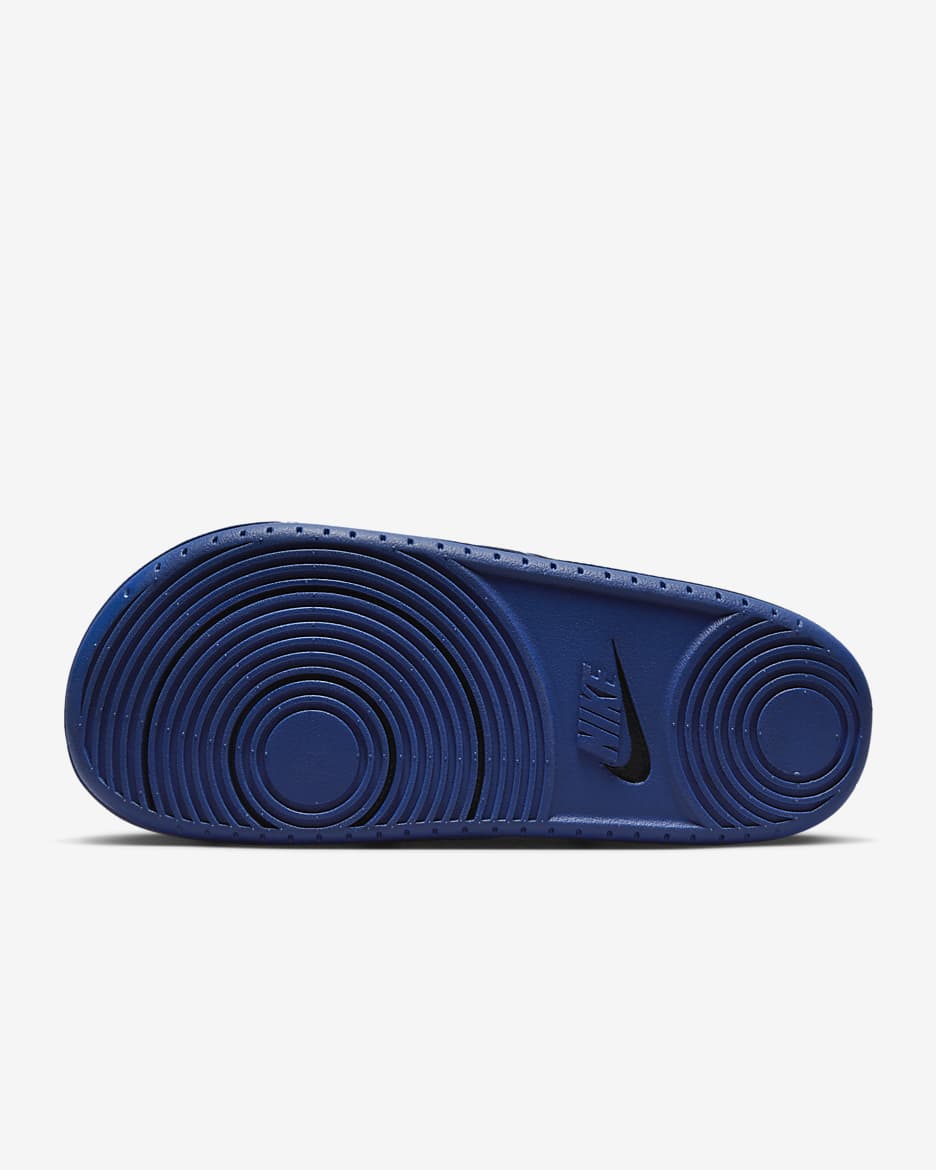 mens nike blue slides