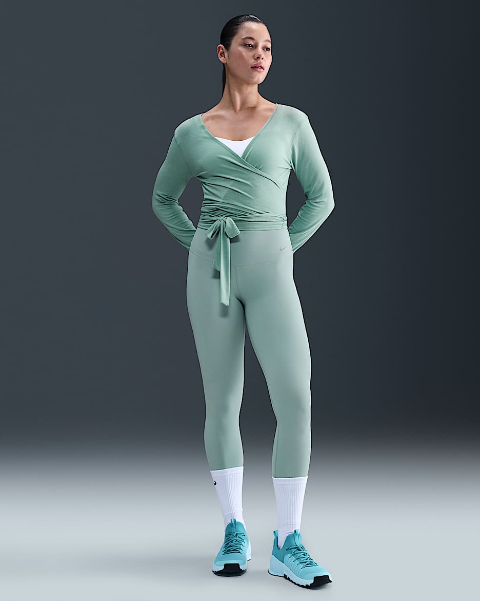 Nike Zenvy Women's Gentle-Support High-Waisted Full-Length Leggings - Cannon/Black