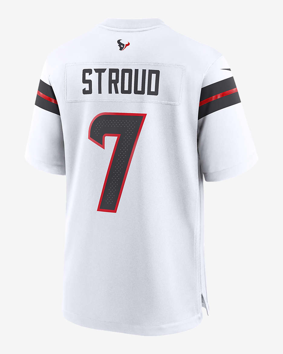 C.J. Jersey de fútbol americano Nike de la NFL Game para hombre C.J. Stroud Houston Texans - Blanco