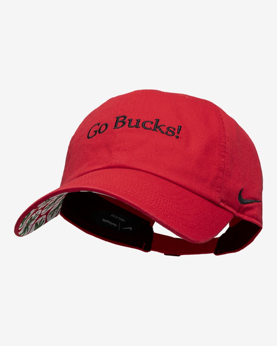 Ohio State Nike College Cap - Red