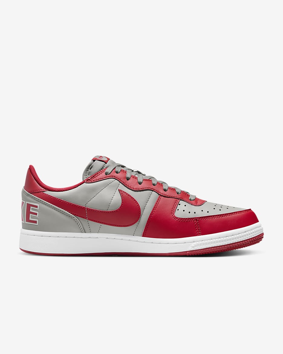 Calzado para hombre Nike Terminator Low - Gris medio/Blanco/Rojo universitario