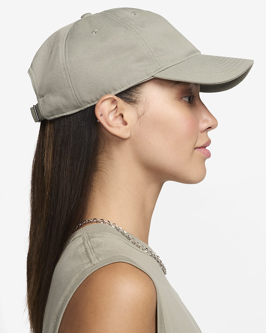 Cappello non strutturato Nike Club - Light Army/Sail