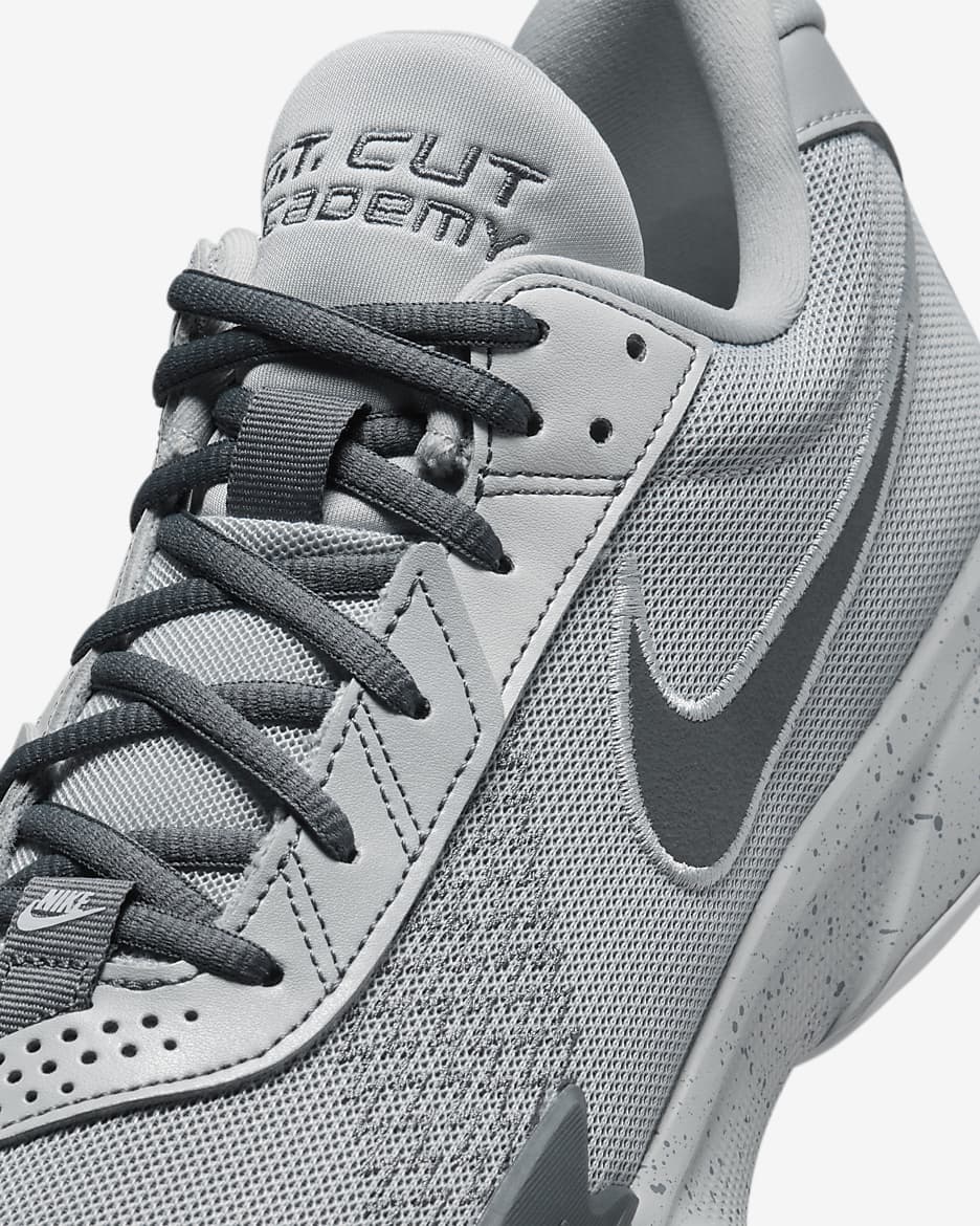 Nike G.T. Cut Academy EP Basketball Shoes - Light Smoke Grey/Dark Grey/Fierce Pink/Photon Dust