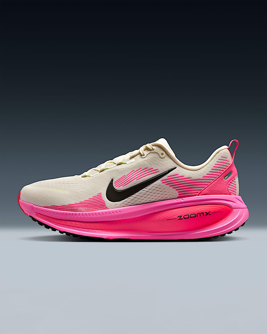 Nike Vomero 18 hardloopschoenen voor heren (straat) - Sail/Hyper Pink/Hyper Pink/Sequoia