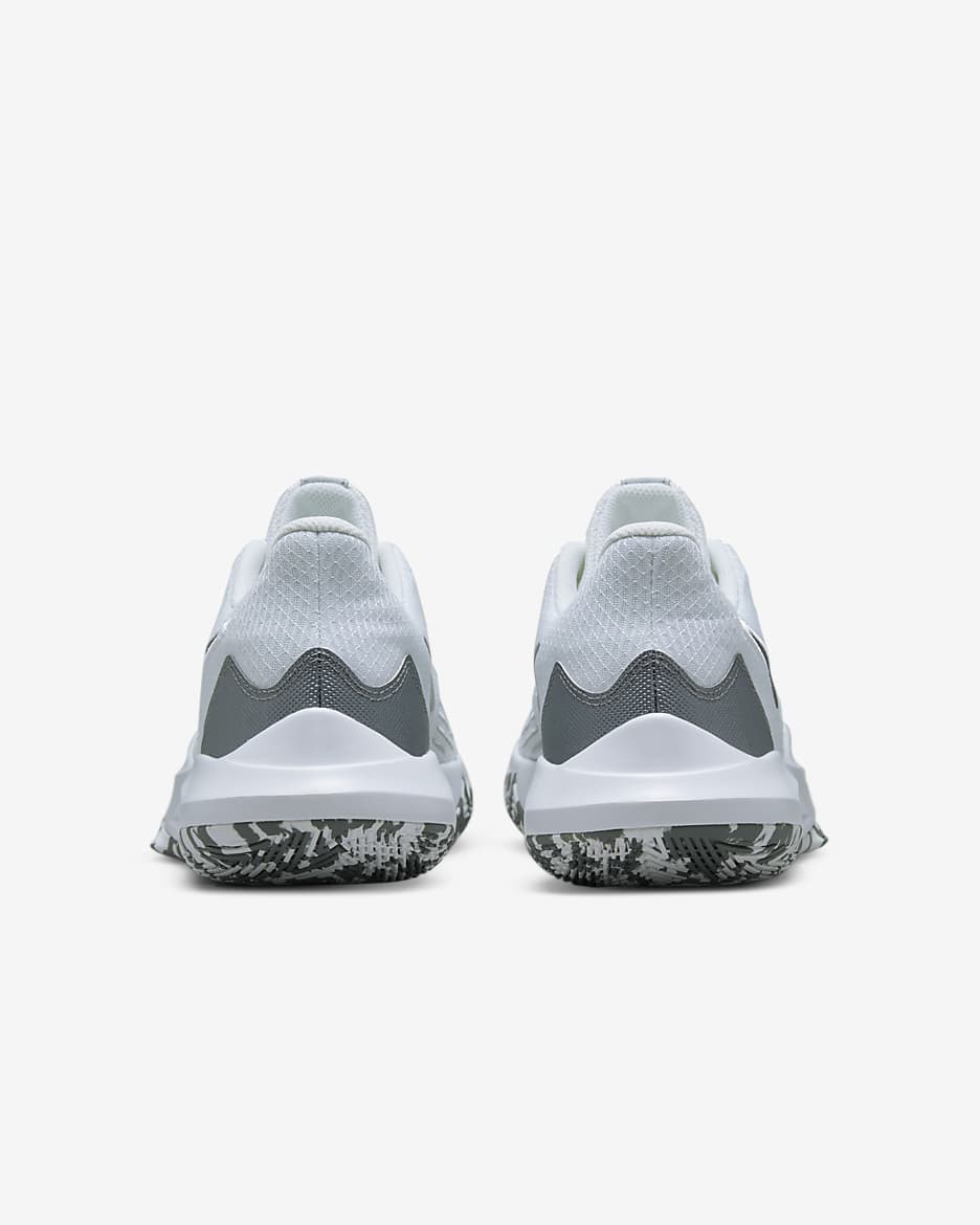 Nike Precision 5 Basketball Shoe - White/Wolf Grey/Cool Grey/Metallic Cool Grey