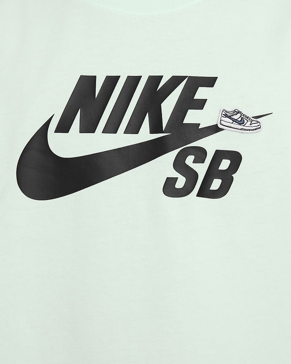 Nike SB Older Kids' T-Shirt - Barely Green