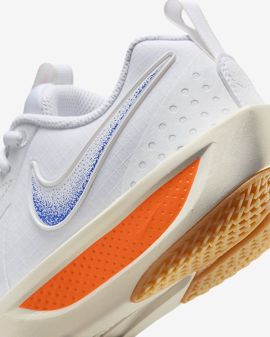 Nike G.T. Cut 3 Blueprint Big Kids' Basketball Shoes - White/Coconut Milk/Gum Yellow/Racer Blue