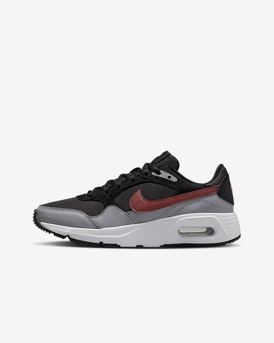 Nike Air Max SC Older Kids' Shoes - Black/Cement Grey/Football Grey/Dark Pony