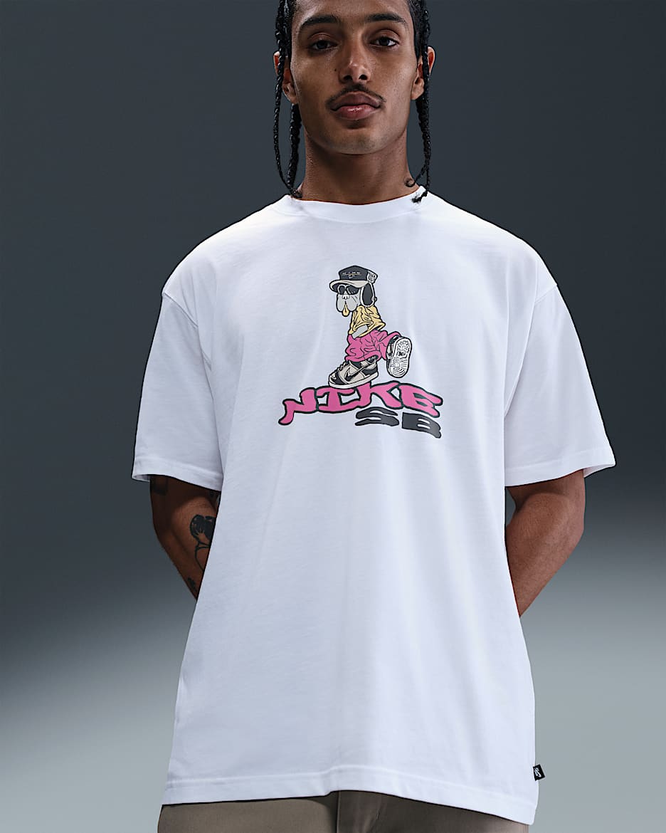 Playera de skateboarding Max90 Nike SB  - Blanco