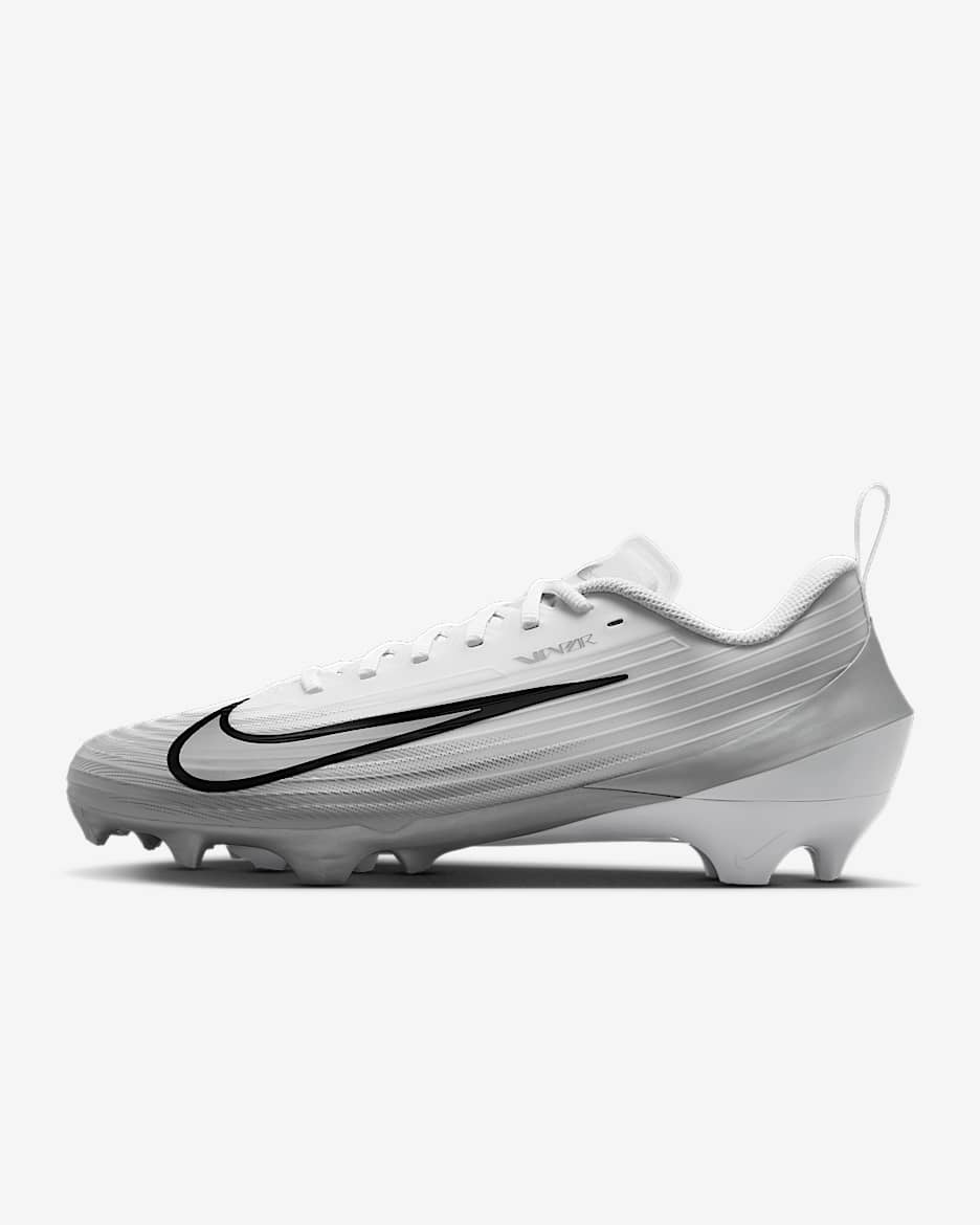 Tacos de fútbol americano Nike Vapor Speed 3 - Blanco/Blanco cumbre/Gris lobo/Plata metalizado