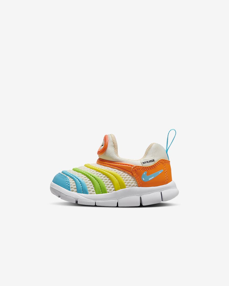 Nike Dynamo Free Baby/Toddler Shoes - Pale Ivory/White/Sanddrift/Baltic Blue