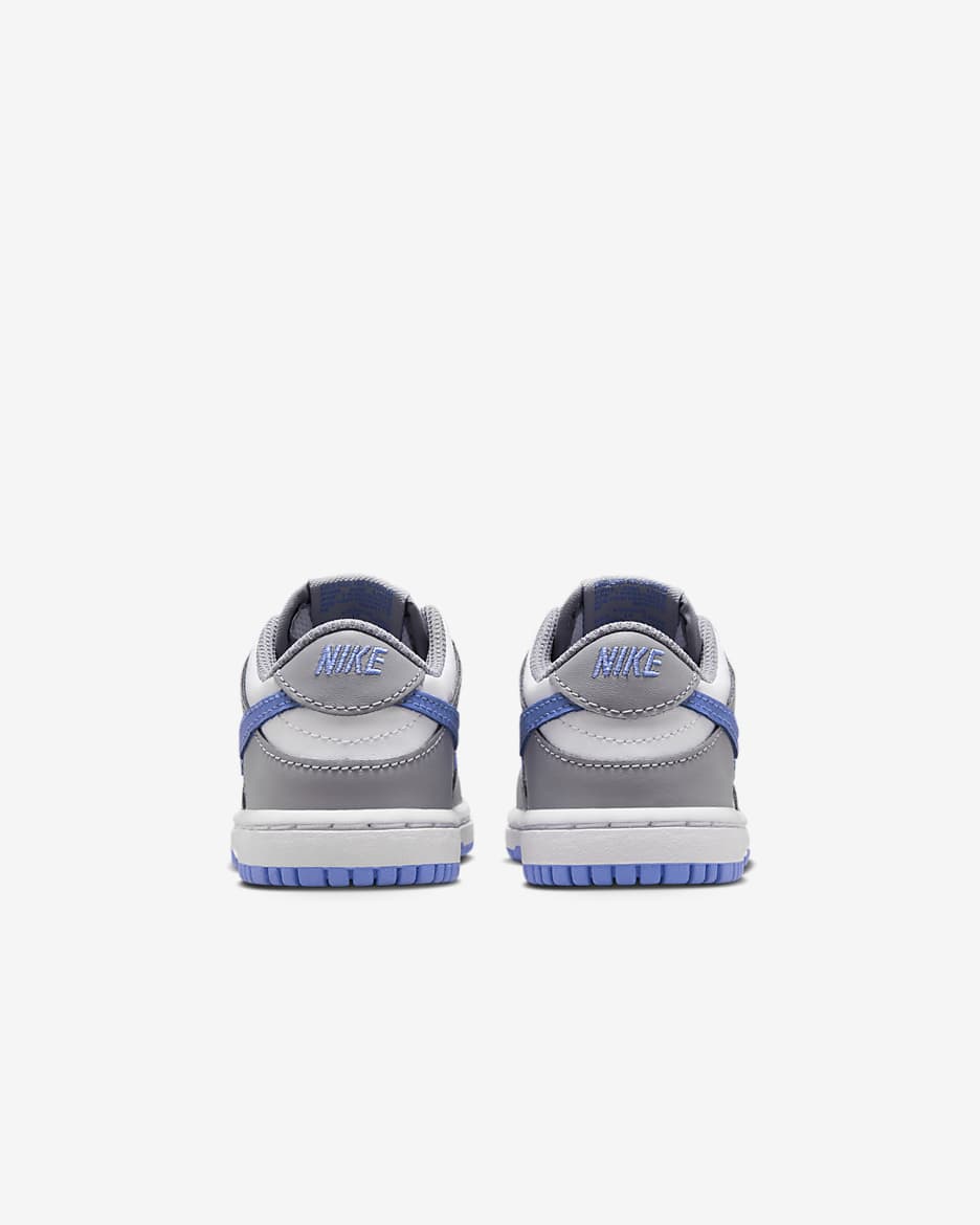 Nike Dunk Low cipő babáknak - Fehér/Cement Grey/Royal Pulse