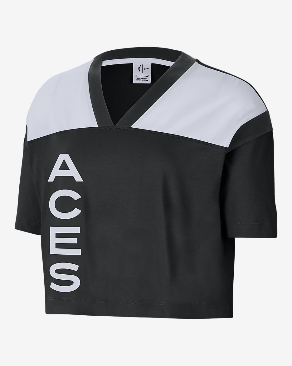 Playera Nike WNBA para mujer Las Vegas Aces - Negro/Blanco/Negro/Blanco