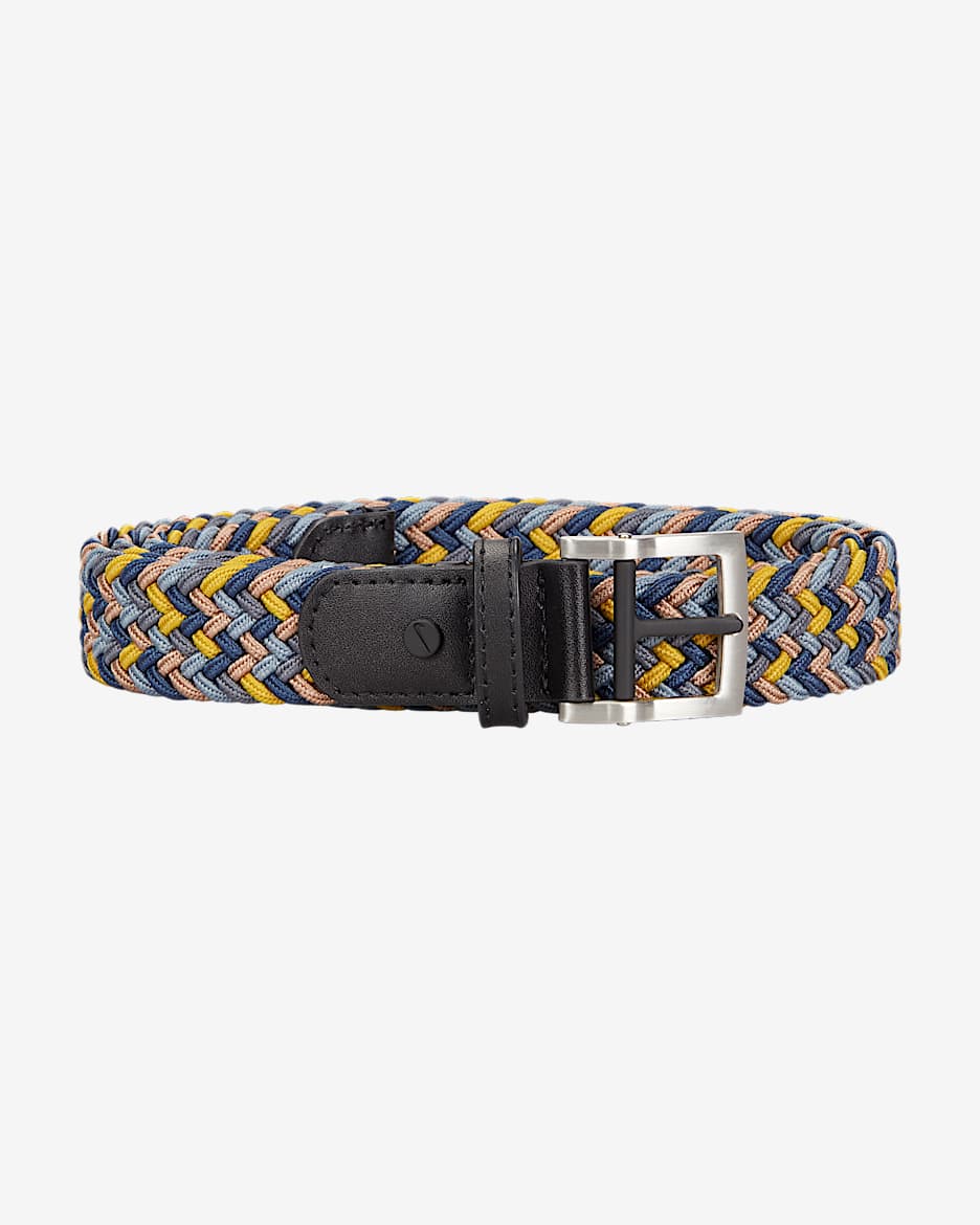 Cinturón de tejido Woven elástico multicolor para mujer Nike - Azul marino medianoche/Parrilla/Pizarra cenizo