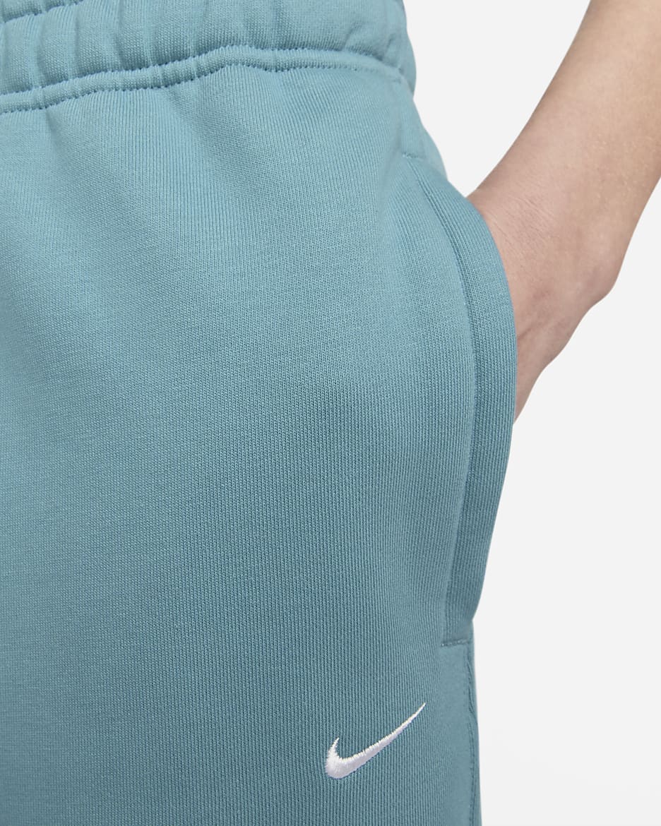 Nike Solo Swoosh Fleecebroek voor dames - Noise Aqua