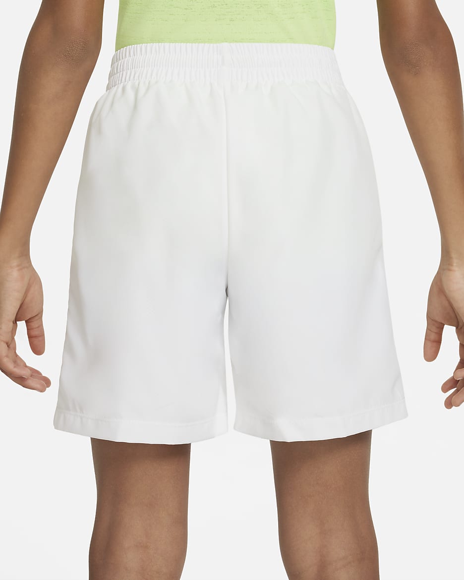 Nike Multi Older Kids' (Boys') Dri-FIT Training Shorts - White/Black