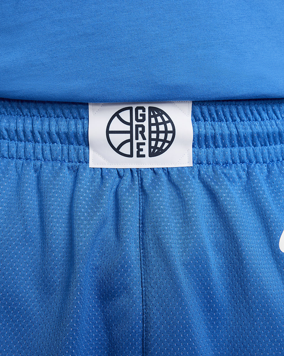 Greece Limited Road Women's Nike Basketball Shorts - Light Photo Blue/White