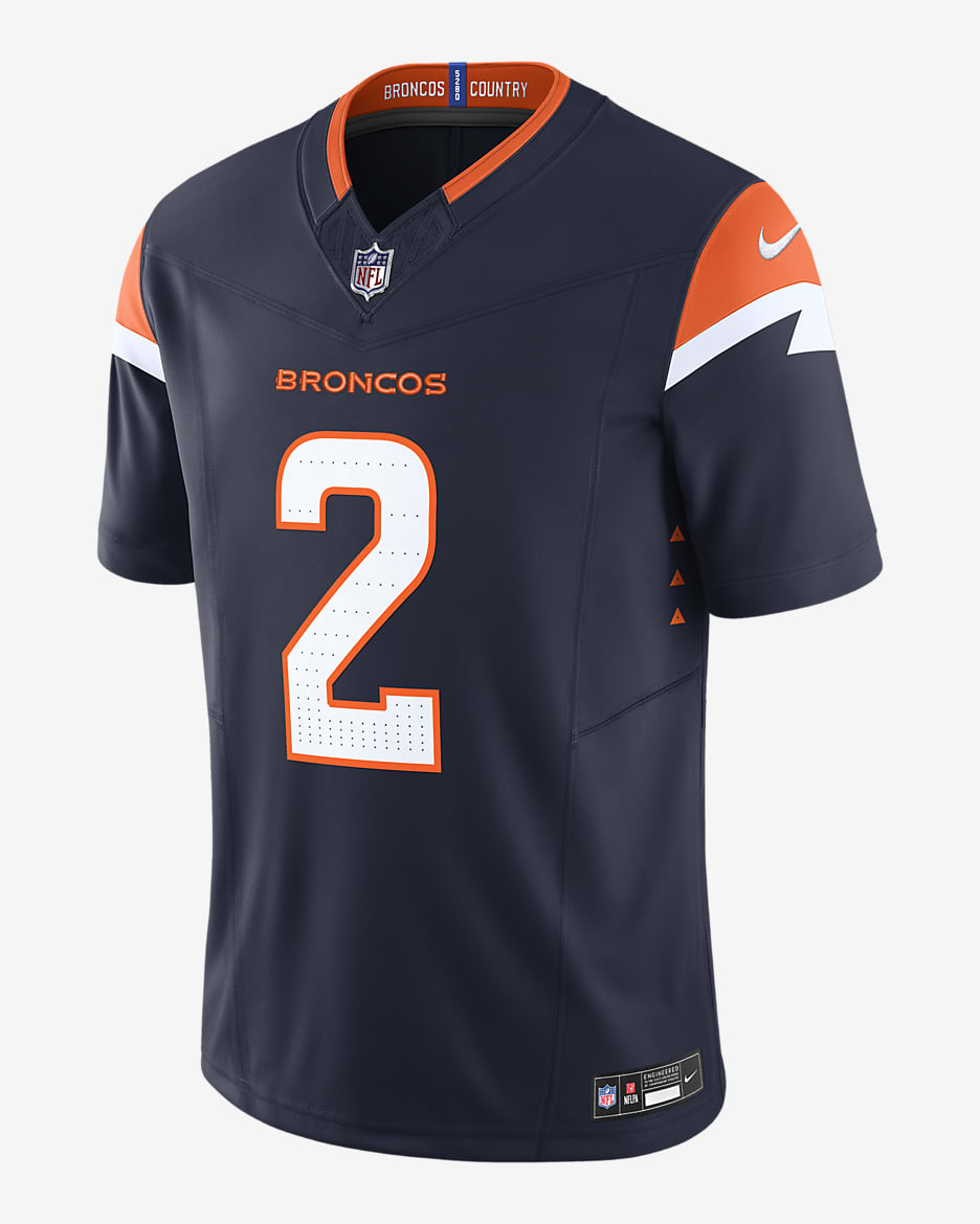 Patrick Surtain II Denver Broncos Men's Nike Dri-FIT NFL Limited Football Jersey - Navy