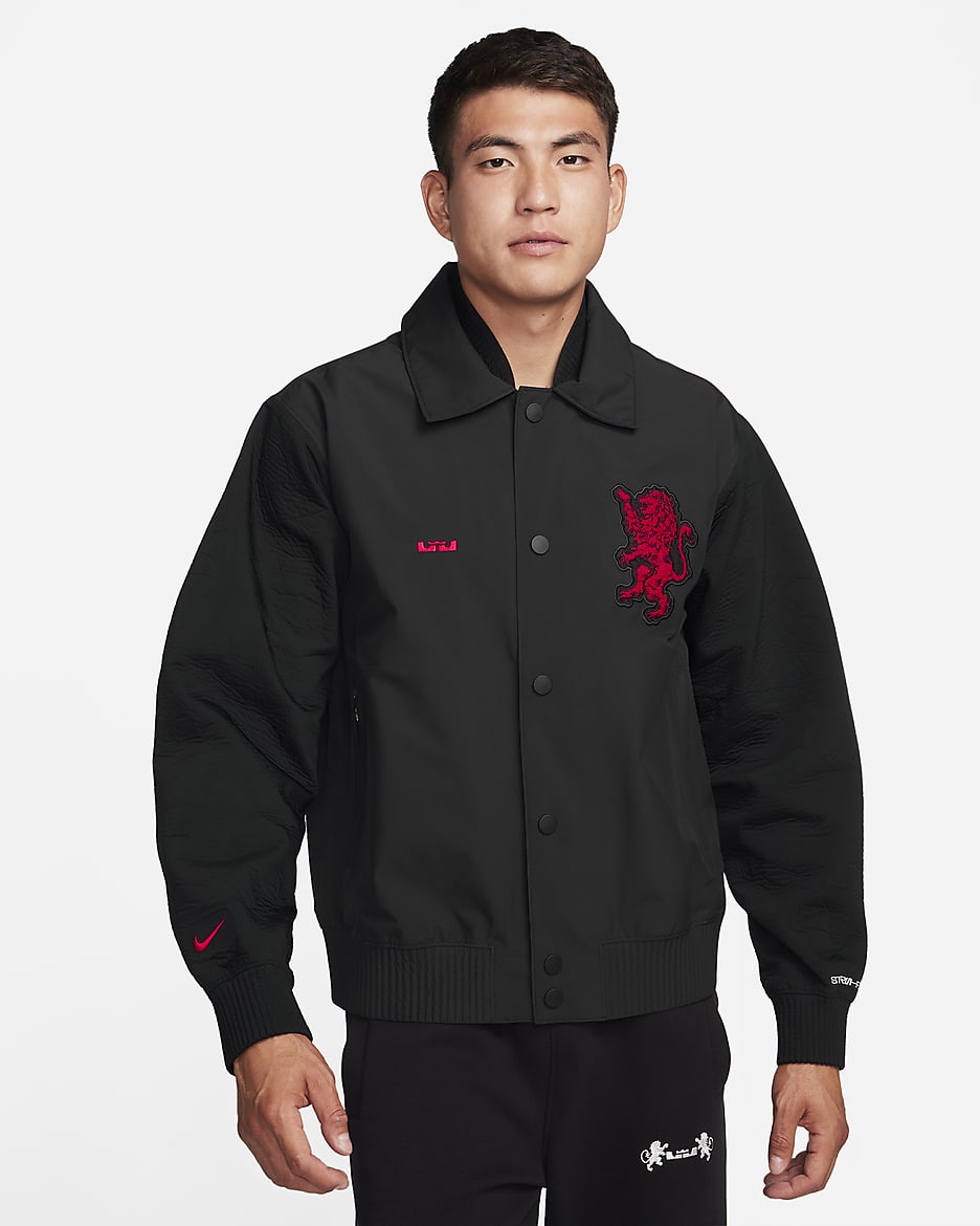 LeBron Men's Storm-FIT ADV Jacket - Black/University Red