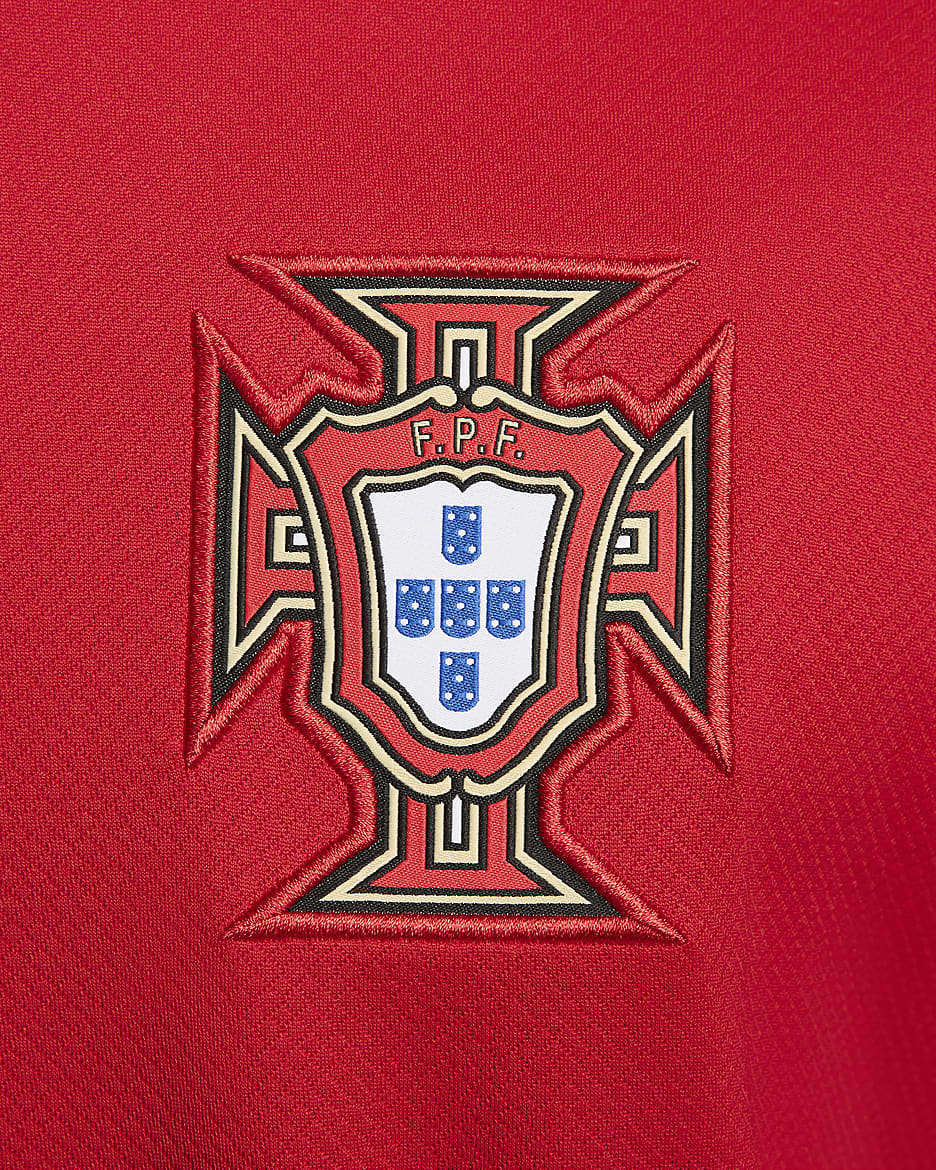 Portugal (Men's Team) 2024/25 Stadium Home Men's Nike Dri-FIT Football Replica Shirt - University Red/Pine Green/Pitch Blue/Sail