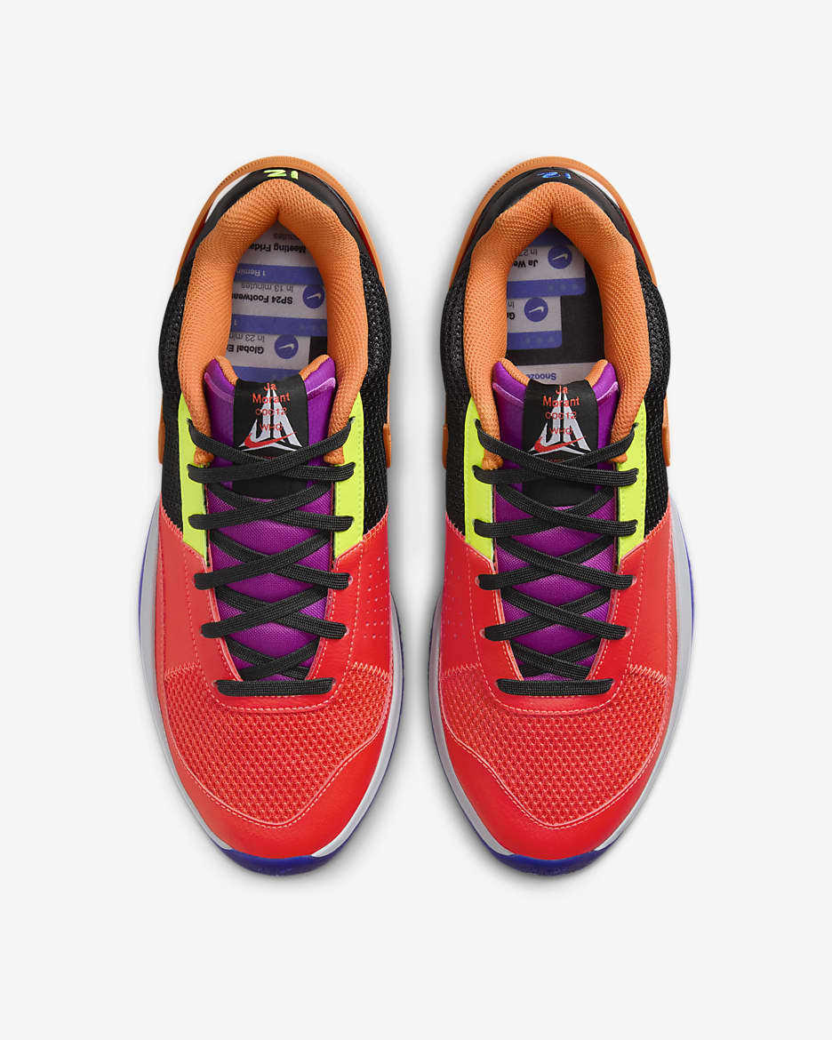 Ja 1 ASW Basketball Shoes - Black/Racer Blue/Bright Crimson/Multi-Color