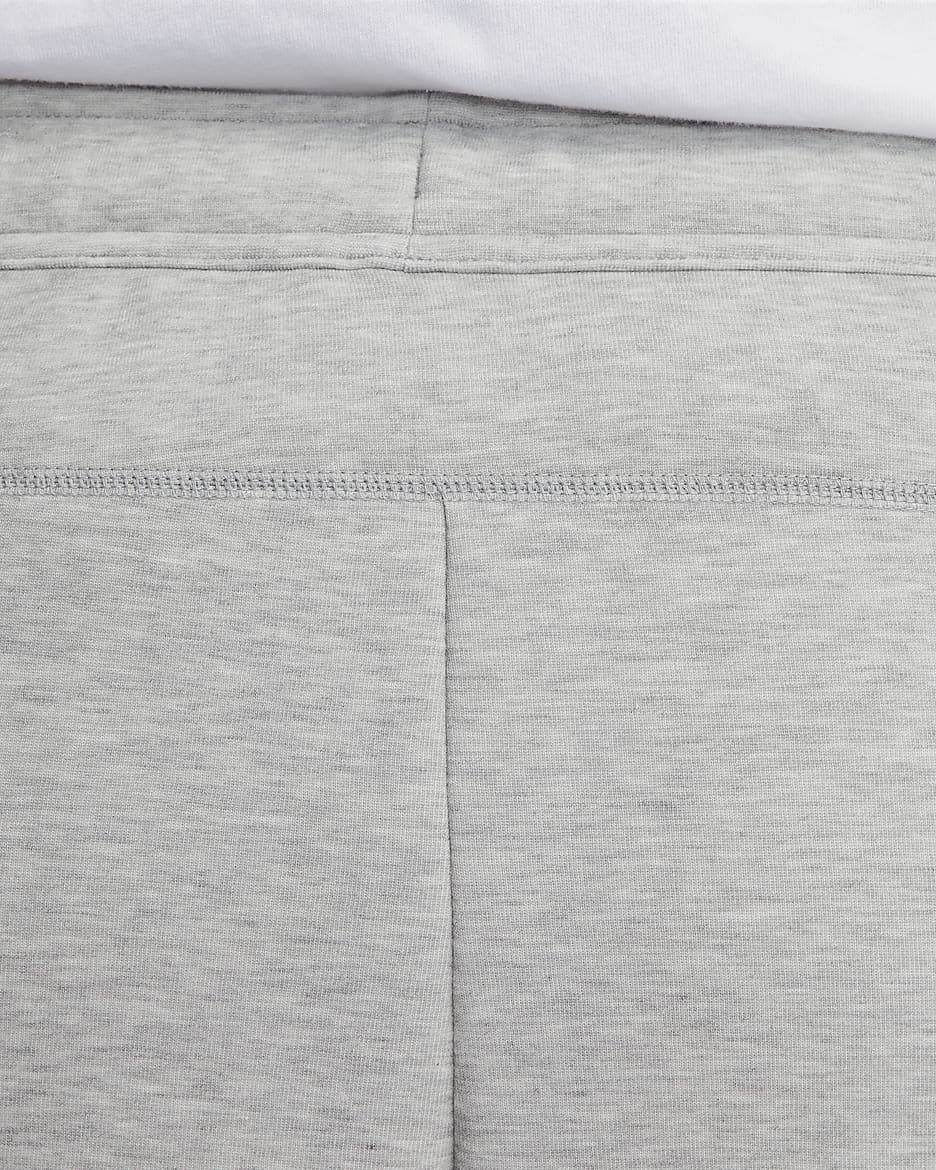 Nike Sportswear Tech Fleece Herenshorts - Dark Grey Heather/Zwart