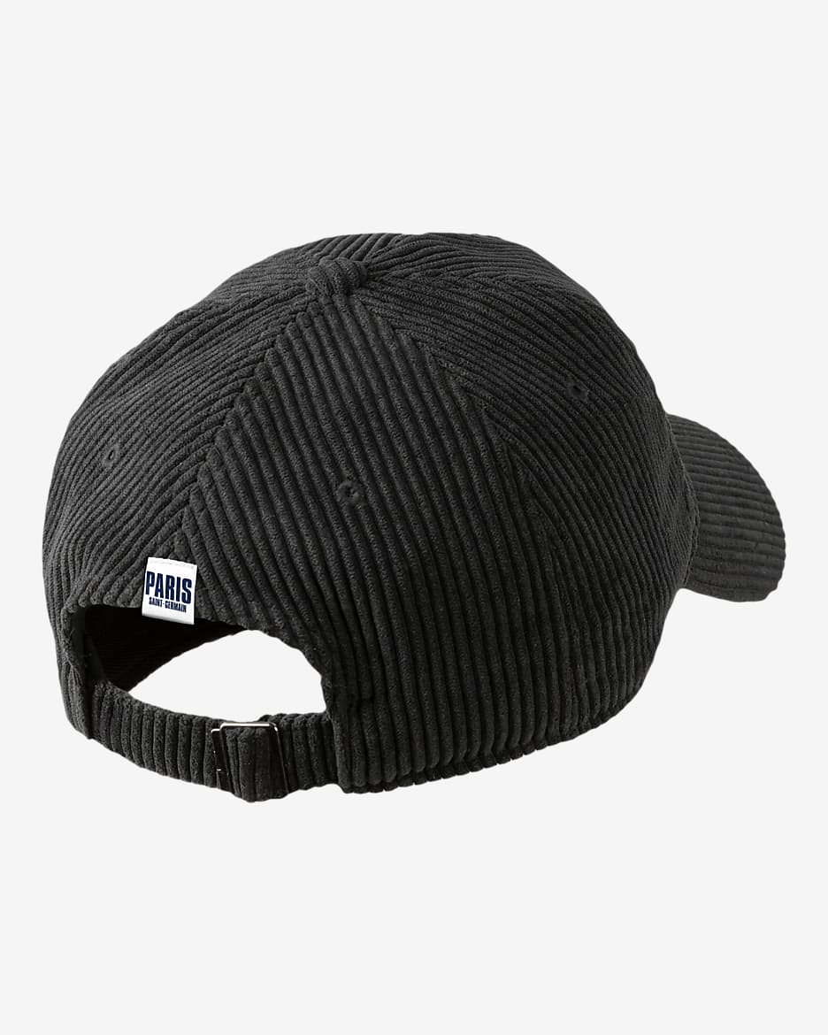 Paris Saint-Germain Nike Soccer Corduroy Cap - Black