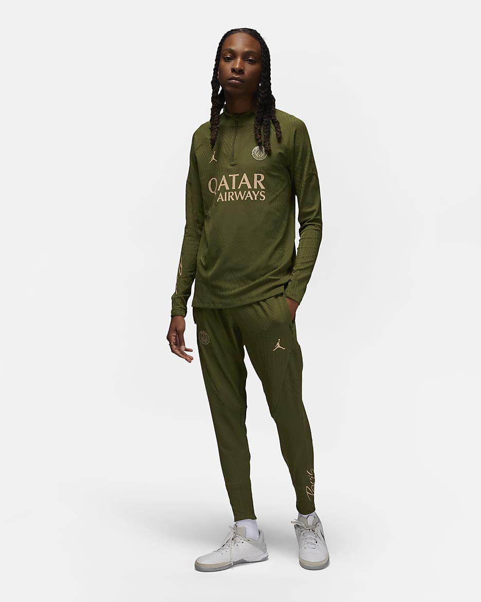 4e pantalon de foot Jordan Dri-FIT ADV Paris Saint-Germain Strike Elite pour homme - Rough Green/Hemp