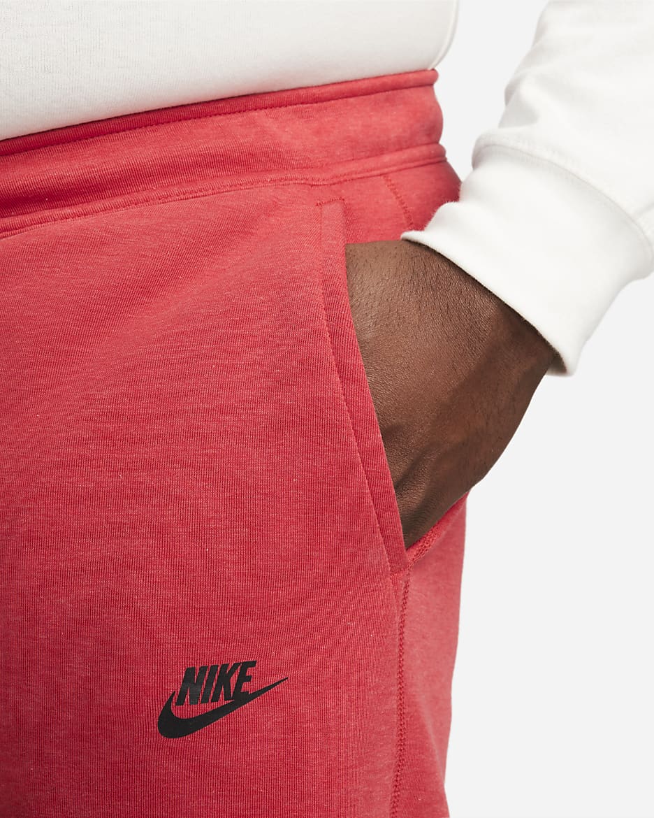 Nike Sportswear Tech Fleece Jogger - Hombre - Light University Red Heather/Negro