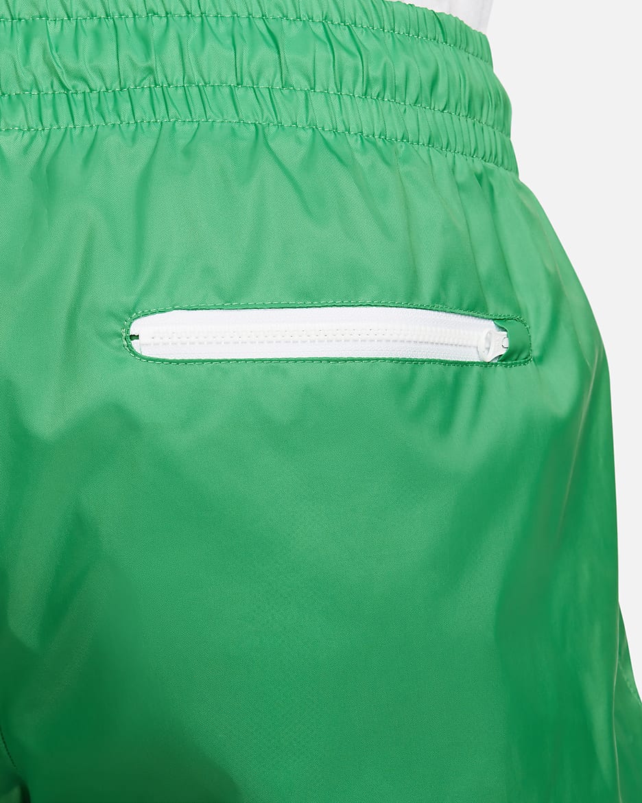 Vævede Nike Windrunner-bukser med for til mænd - Stadium Green/sort