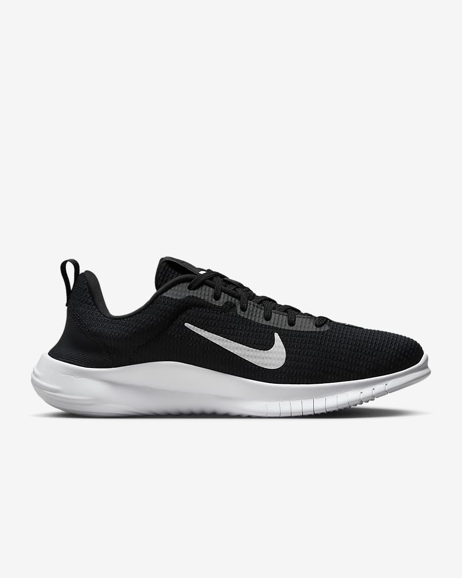 Nike Flex Experience Run 12 Straßenlaufschuh für Damen - Schwarz/Dark Smoke Grey/Weiß