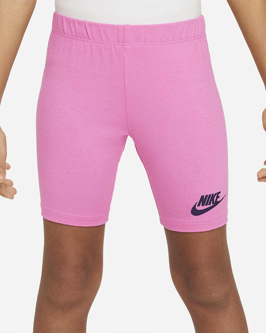 Nike Happy Camper Little Kids' Bike Shorts Set - Playful Pink