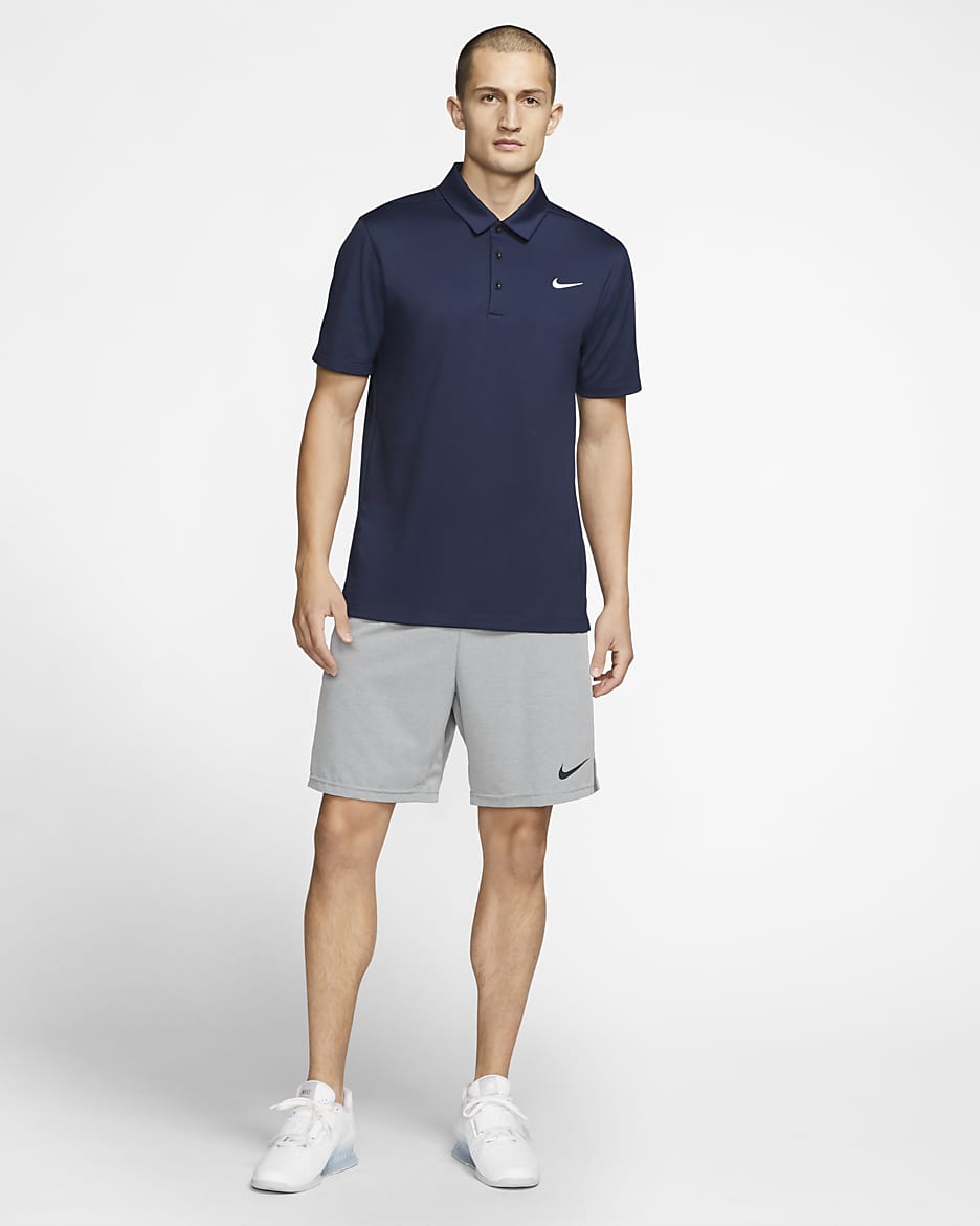 Nike Men's Football Polo - College Navy/Black/White